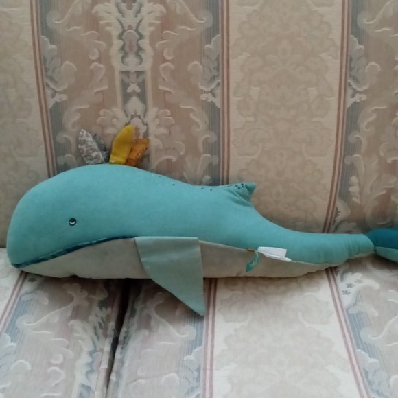 Moulin Roty Josephine the whale toy stuffed animal plush - Picture 1 of 4
